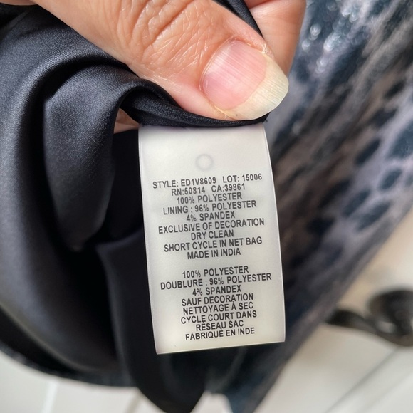 NWT Elie Tahari Yesmina Quartz Sequin Dress - Picture 9 of 11